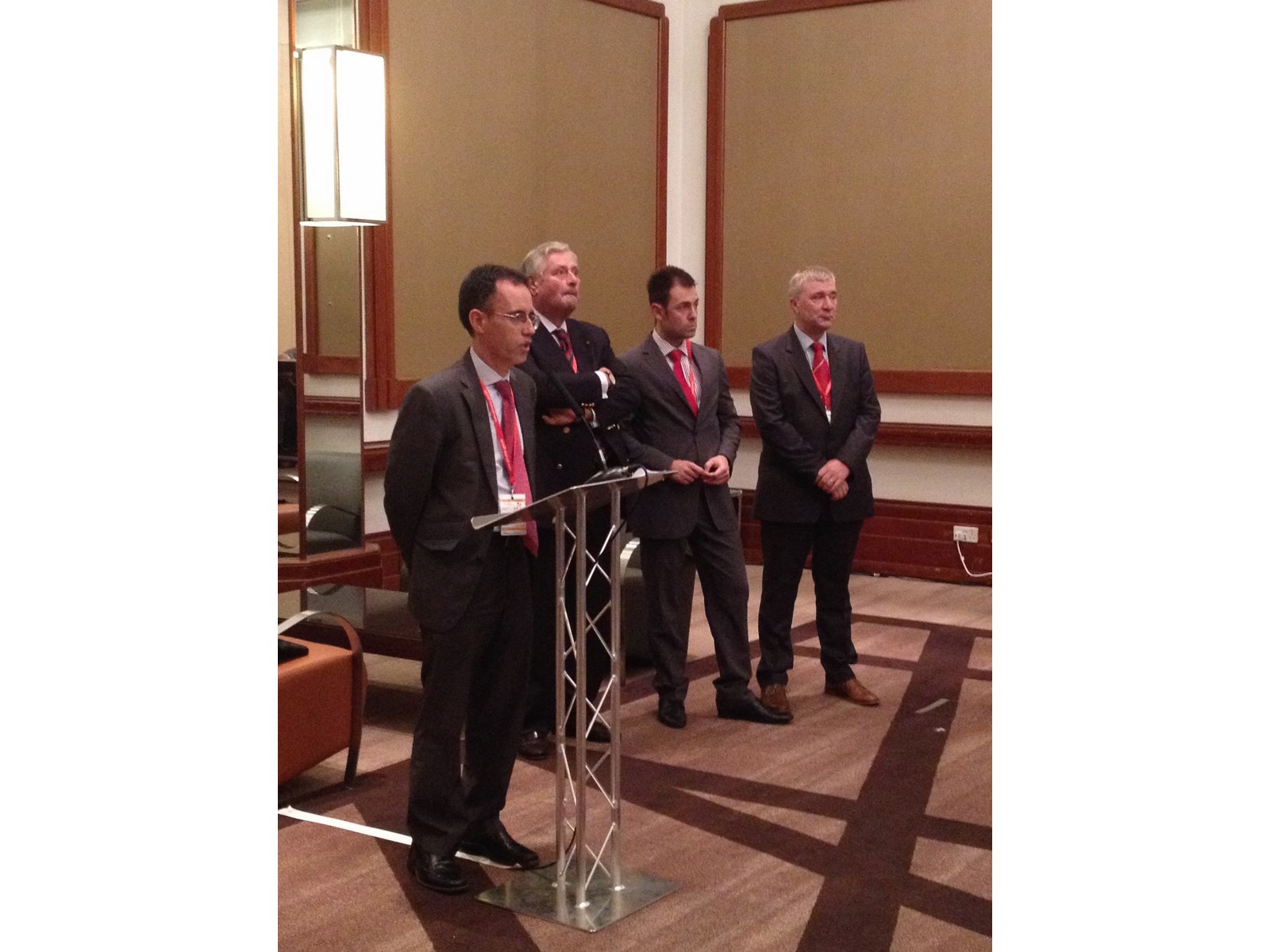 Dr Garcia addresses guests at the Gibraltar Government reception.jpg